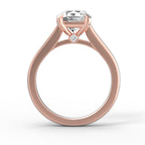 MoissaniteBay 2.04 CTW Infinity Colorless Moissanite Solitaire Ring