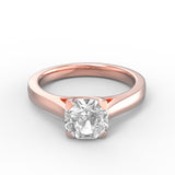 MoissaniteBay 1.25 CTW Infinity Colorless Moissanite Solitaire Ring