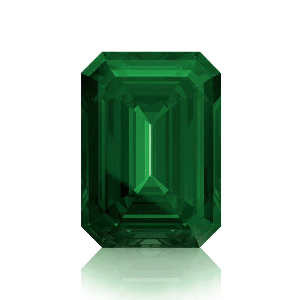 IceMoissanite Emerald Cut Amazon Green Loose Moissanite Stone