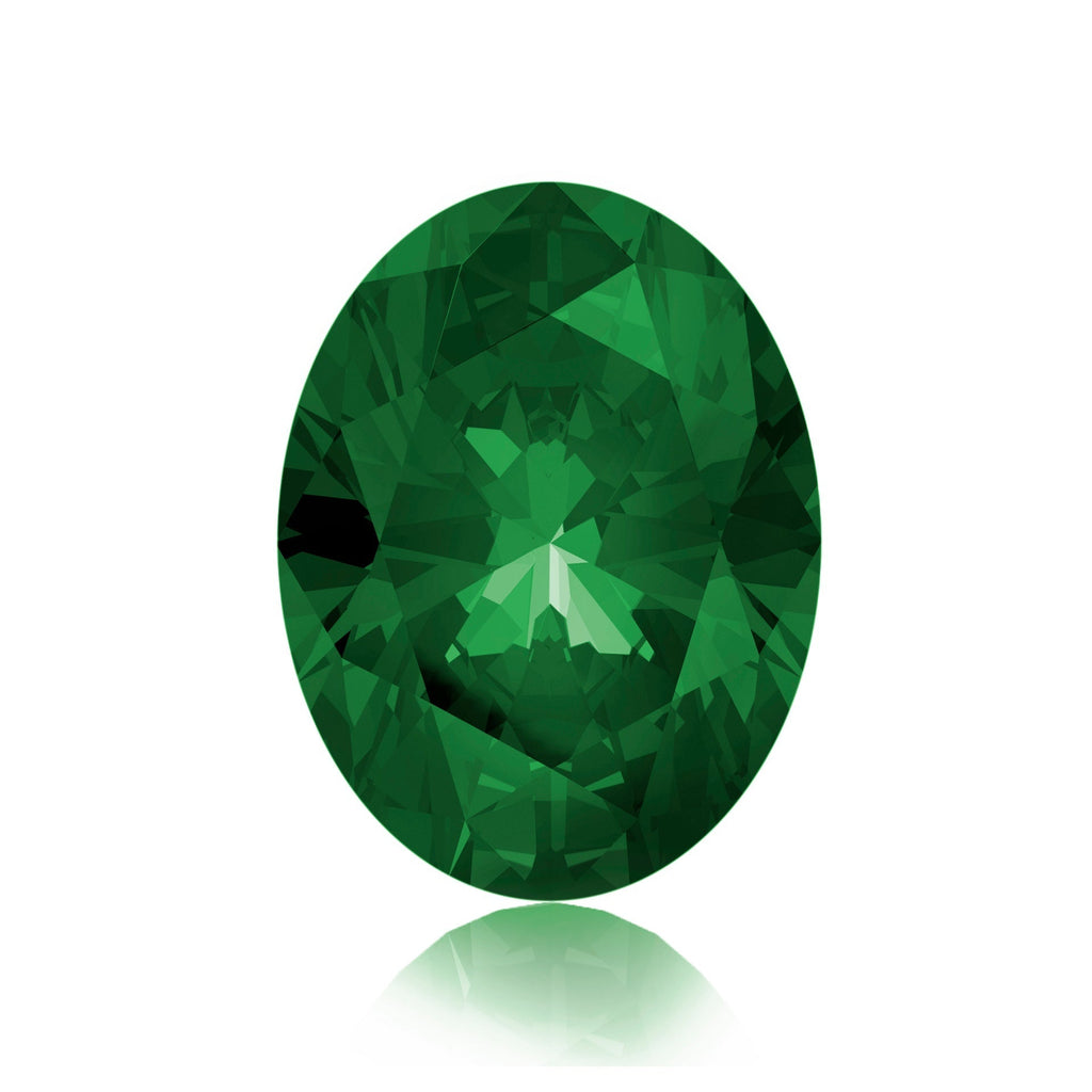 IceMoissanite Plus Oval Cut Loose Lab Grown Emerald Stone