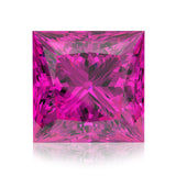 IceMoissanite Plus Princess Cut Loose Lab Grown Pink Sapphire Stone