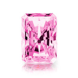 IceMoissanite Radiant Cut Royal Pink Loose Moissanite Stone