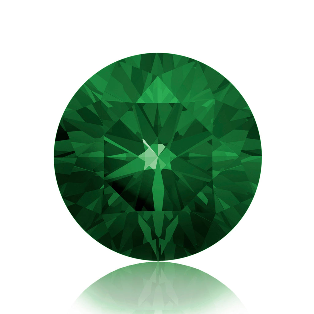 IceMoissanite Plus Round Cut Loose Lab Grown Emerald Stone